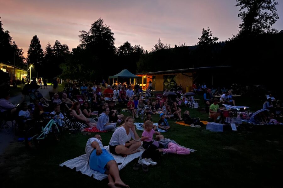 Letní kino na&nbsp;Kempu Velehrad
