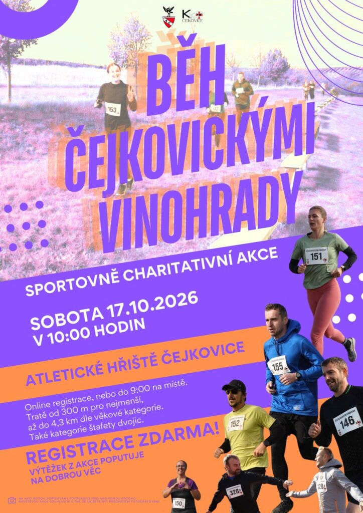 Běh čejkovickými vinohrady