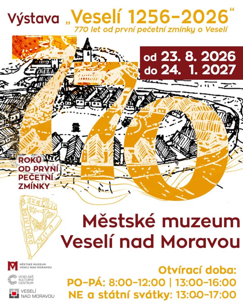 VÝSTAVA: Veselí 1256 – 2026  770 let od první zmínky o&nbsp;Veselí