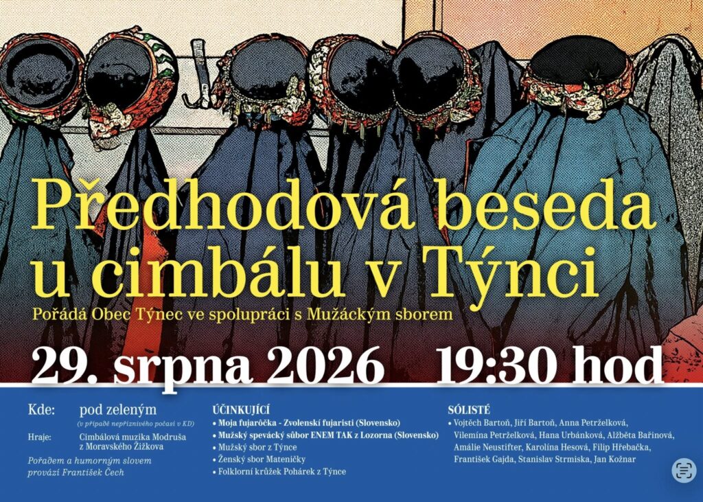 Předhodová beseda u&nbsp;cimbálu v&nbsp;Týnci