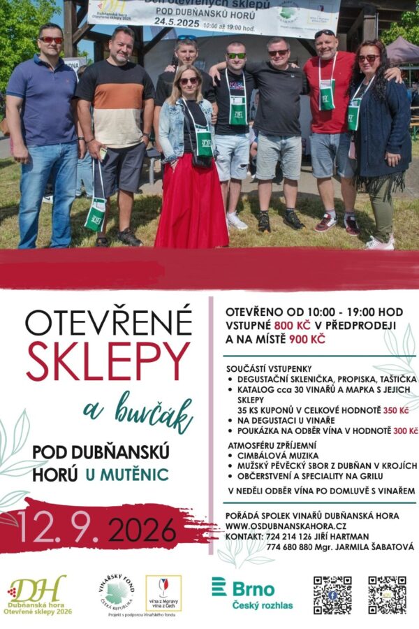 Otevřené sklepy a&nbsp;burčák