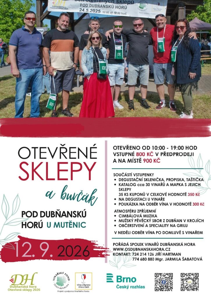 Otevřené sklepy a&nbsp;burčák