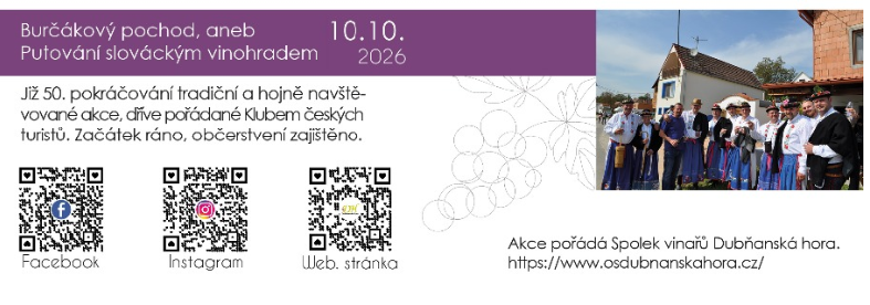 Burčákový pochod, aneb Putování slováckým vinohradem