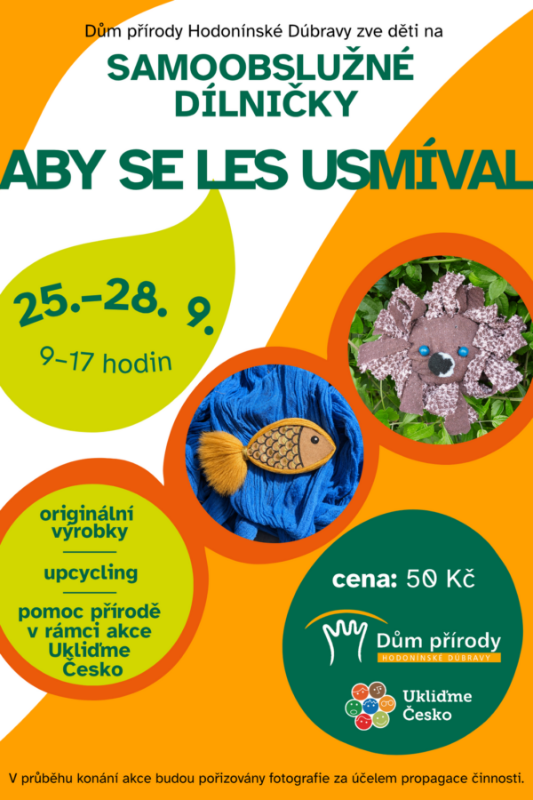 Aby se&nbsp;les usmíval – samoobslužné dílničky
