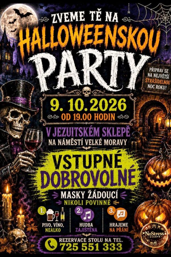 HALOWEEN PARTY Jezuitský sklep