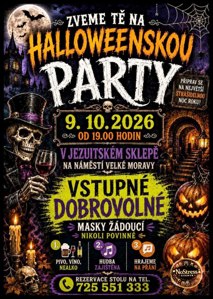 HALOWEEN PARTY Jezuitský sklep