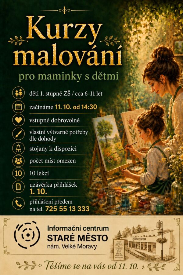 Kurz malování pro maminky s&nbsp;dětmi