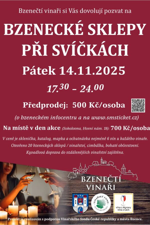 Bzenecké sklepy při&nbsp;svíčkách