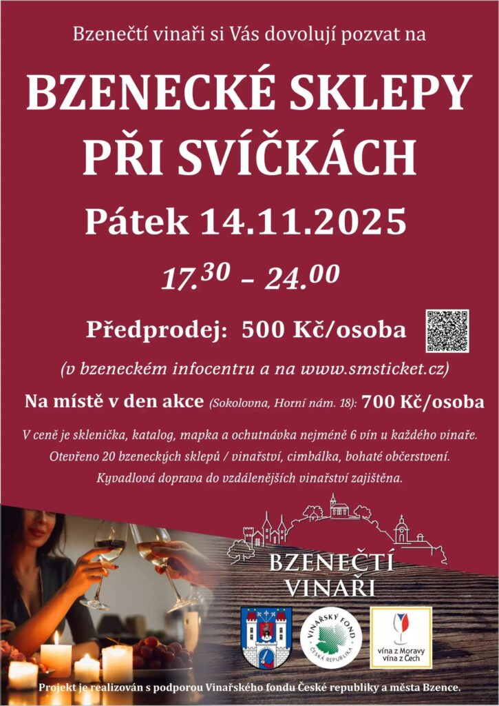 Bzenecké sklepy při&nbsp;svíčkách