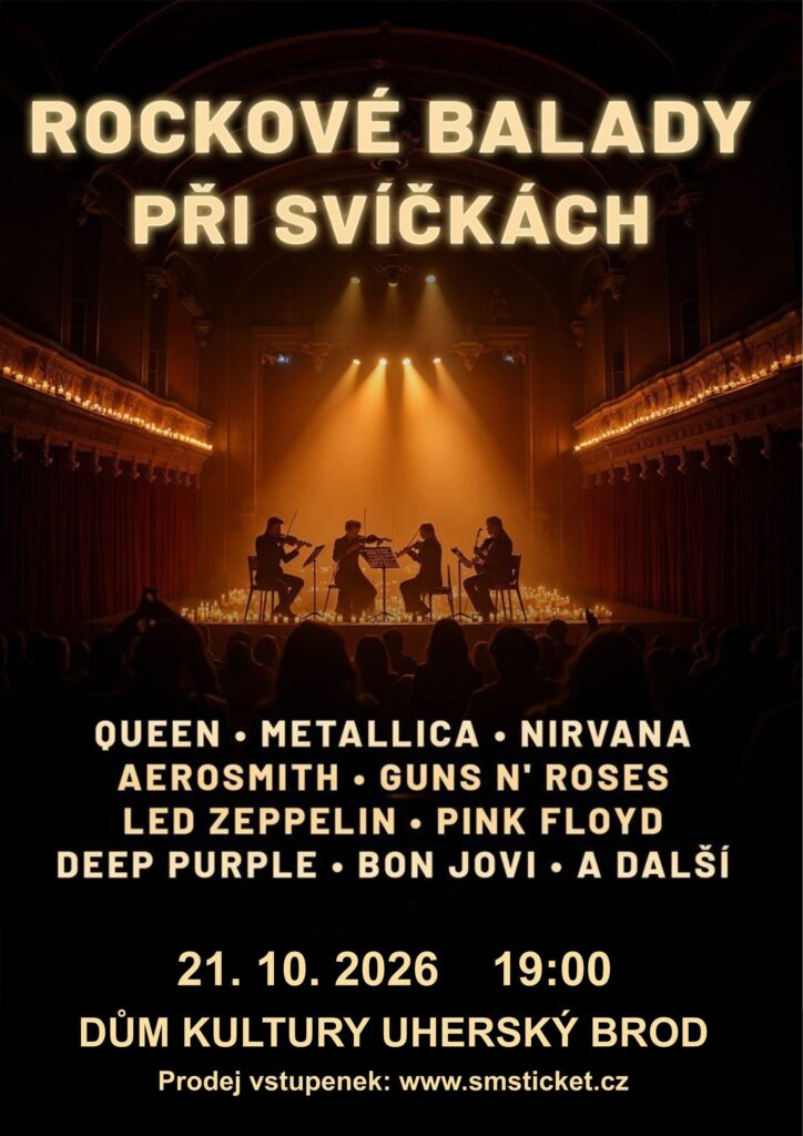 Rockové balady při&nbsp;svíčkách