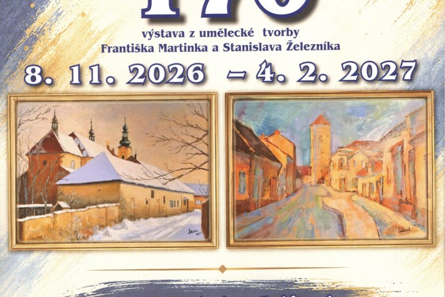 Výstava „170“ obrazy z&nbsp;tvorby Františka Martinka a&nbsp;Stanislava Železníka FOTO