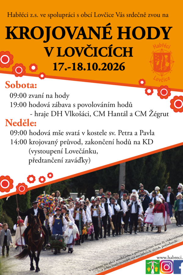 Krojované hody v&nbsp;Lovčicích