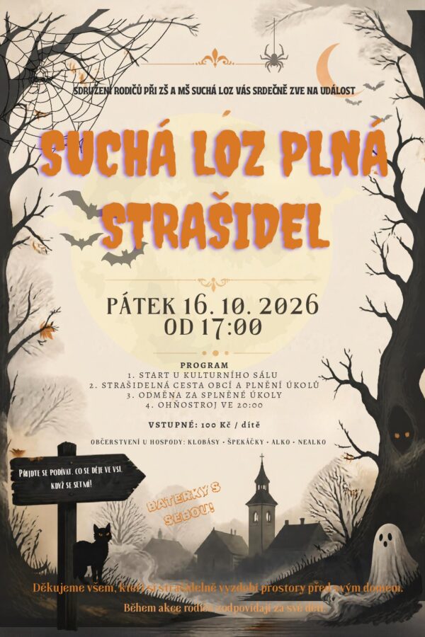 Suchá Loz plná strašidel