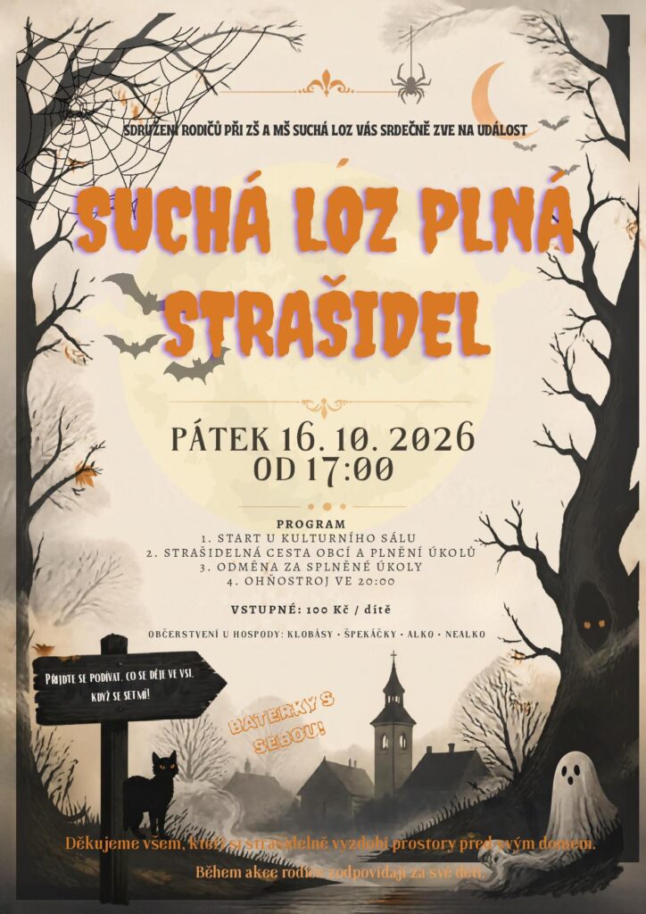 Suchá Loz plná strašidel